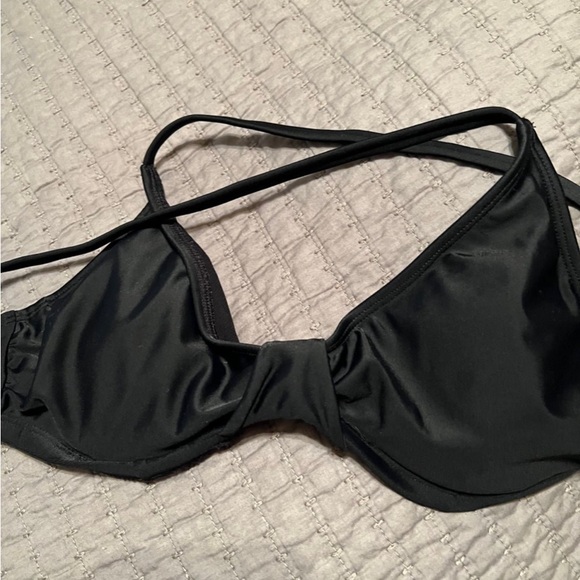 Maillot De Bain Athleta Noir Et Blanc à Motif Chevron - Taille 32B/C, Neuf Avec étiquette, Style Sportif